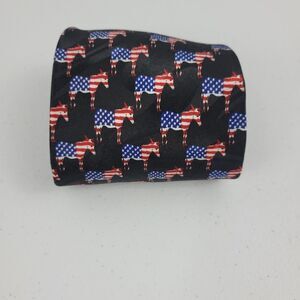 Steven Harris‎ Hand Made USA Tie Donkey Democrat 200